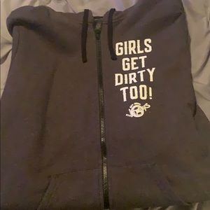 Off road vixen zip hoodie